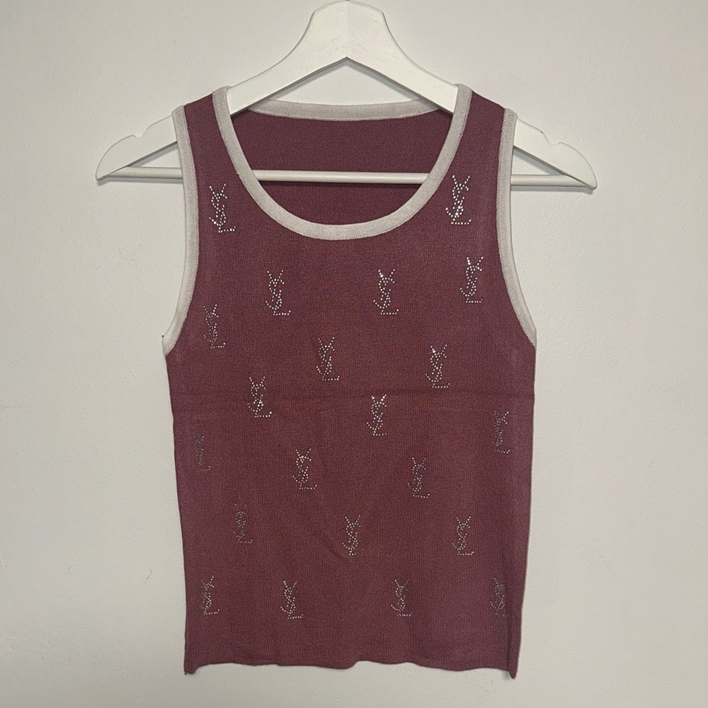 Women's Burgundy Tank Top
